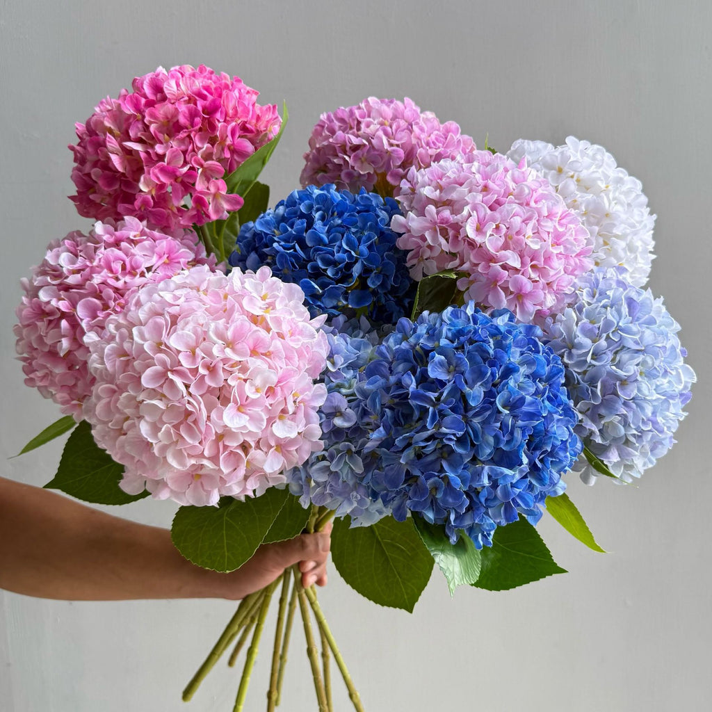 Realistic Artificial Hydrangea Stem