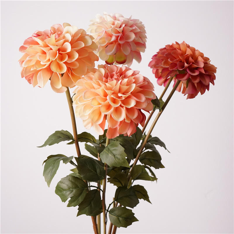 Realistic Artificial Dahlia Stems