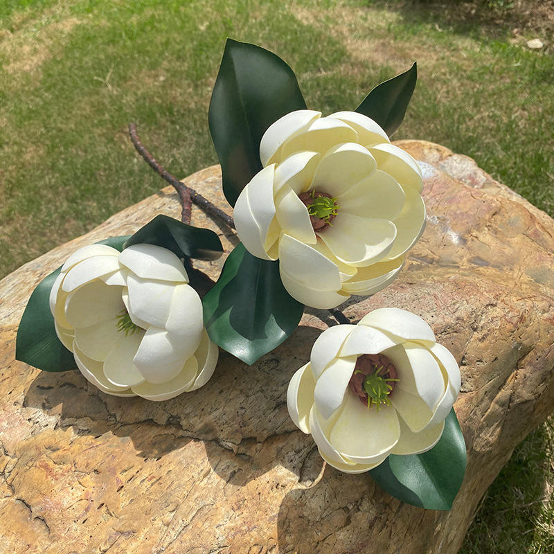 Real-Touch Artificial Magnolia Bouquet