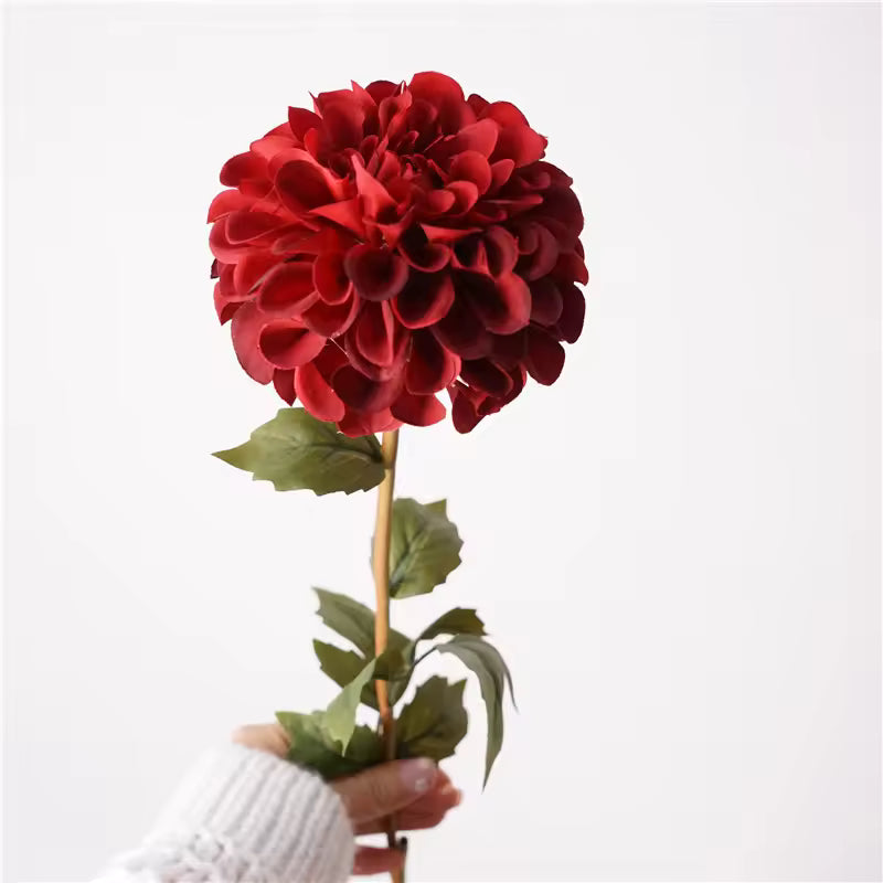 Realistic Artificial Dahlia Stems