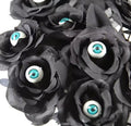 Halloween Eyeball Rose Stems – Gothic Artificial Flowers