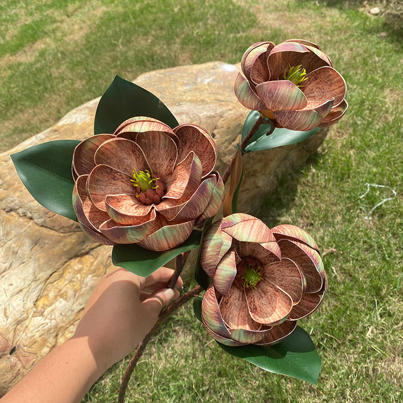 Real-Touch Artificial Magnolia Bouquet