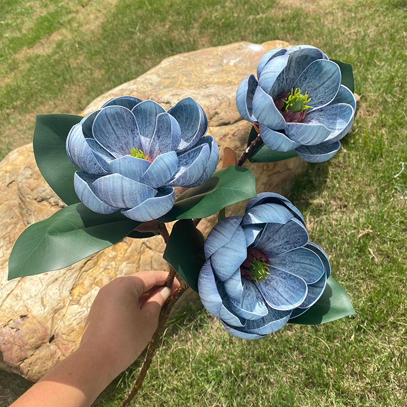 Real-Touch Artificial Magnolia Bouquet